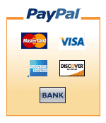 We accept Paypal! We accept Paypal!
